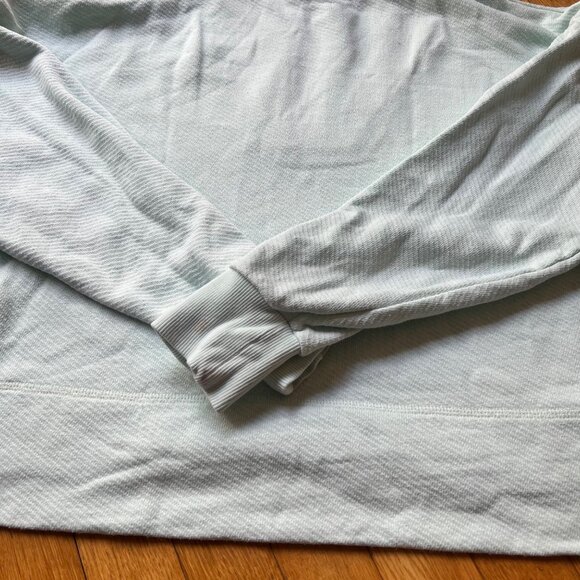 Sweaty Betty Size XS Pearl Blue Nestle Up Half Zip Pullover Sweatshirt - Picture 15 of 16